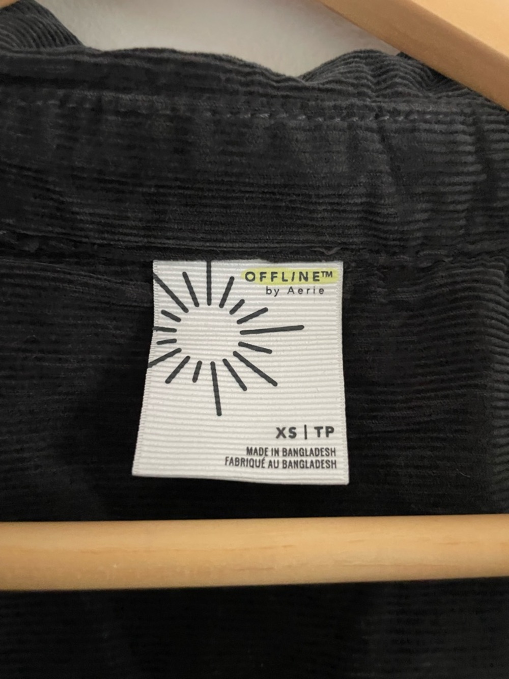 Offline by Aerie Black Lightweight Shirt Jacket - Picture 4 of 5